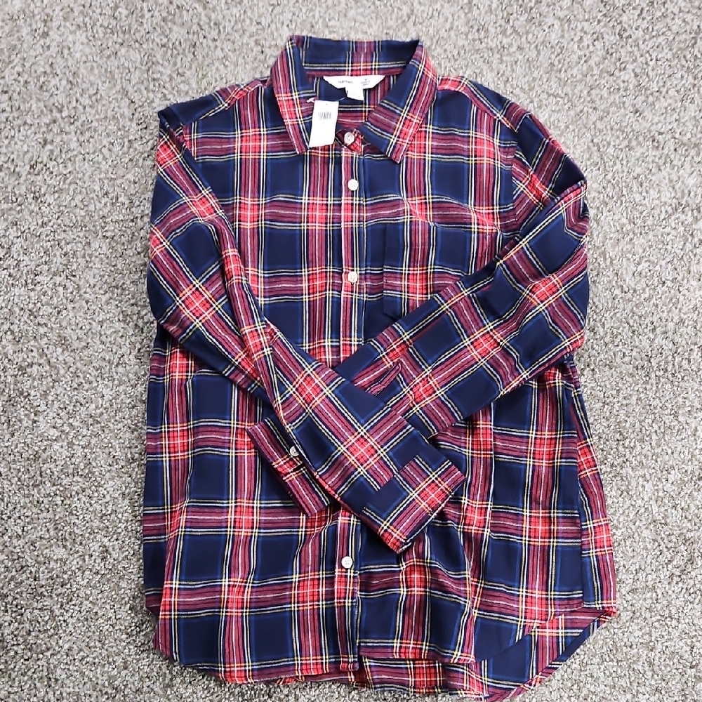 Womens Old Navy Flannel Shirt Large NWT